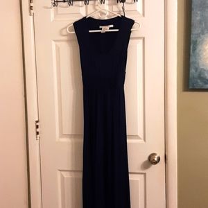Blue long dress